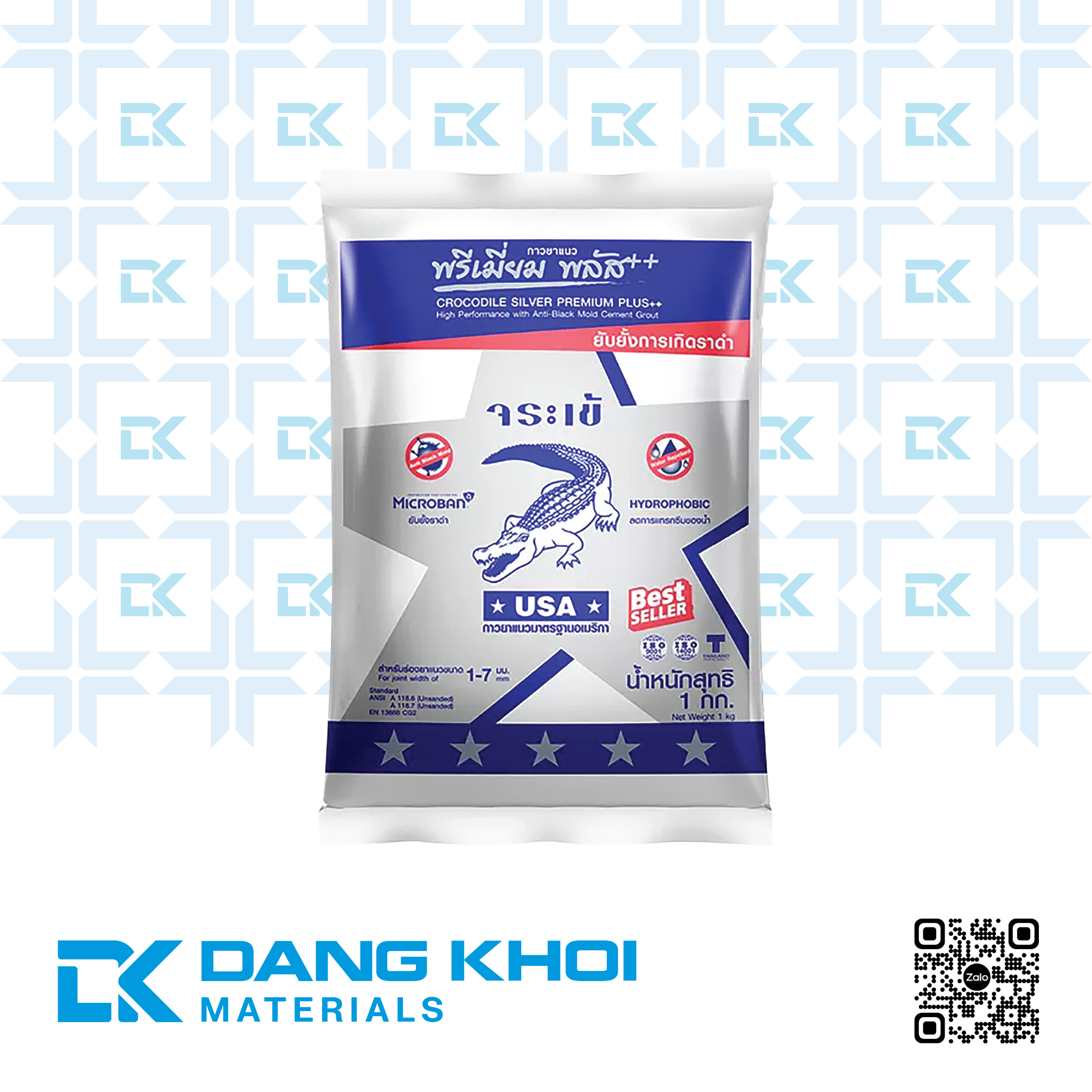 Keo chà ron cá sấu Crocodile Silver Premium Plus