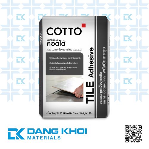 Keo dán gạch Cotto Xám (Grey)